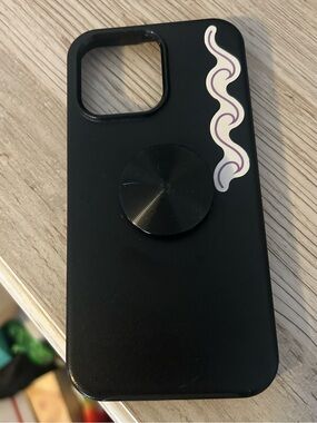 Black OtterBox iPhone 14 Pro Max Case with Magsafe and Pop Socket